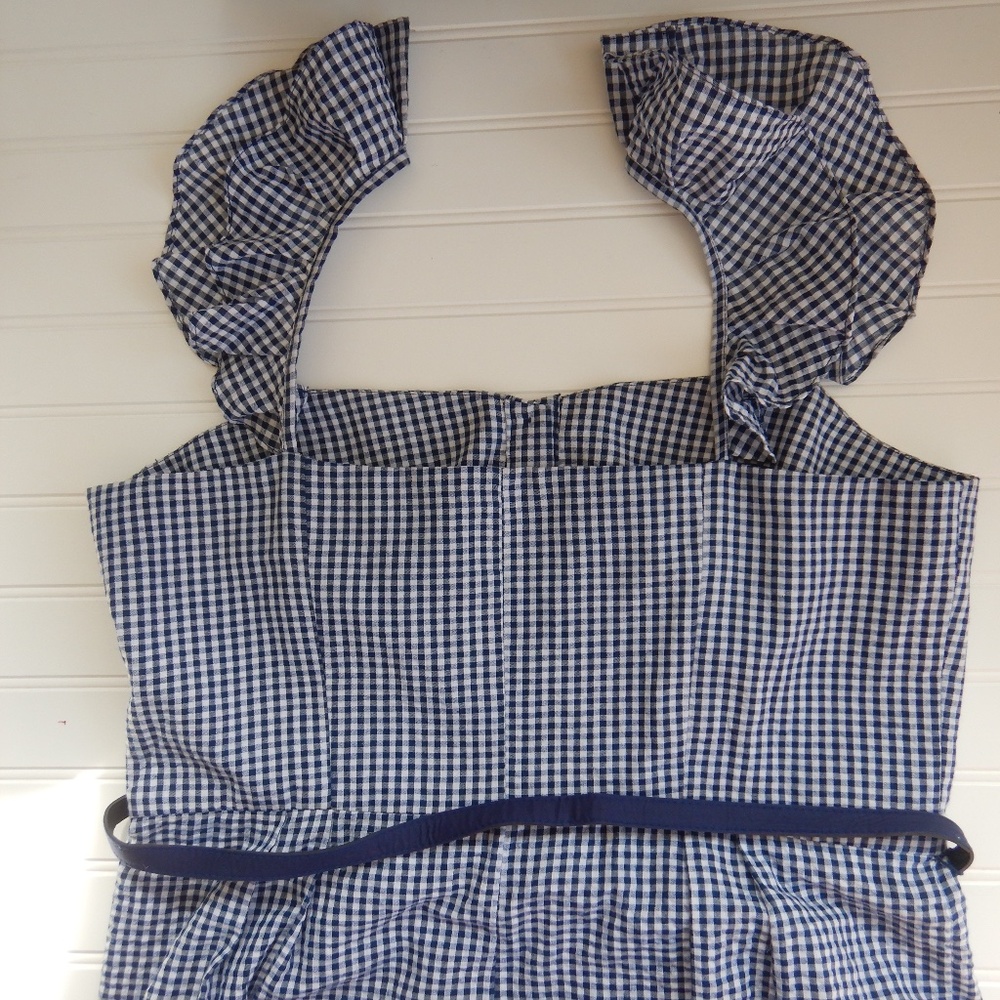 Gal Meets Glam Collection Carly Gingham Sheath Dress - Picture 2 of 8